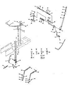 Lift Adjustment parts for Craftsman Front-Engine Lawn Tractor 917257480 from AppliancePartsPros.com