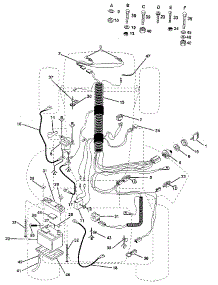 Electrical parts for Craftsman Front-Engine Lawn Tractor 917257481 from AppliancePartsPros.com