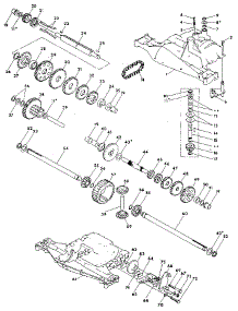 Transaxle parts for Craftsman Front-Engine Lawn Tractor 917257481 from AppliancePartsPros.com