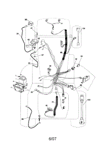 Electrical parts for Craftsman Front-Engine Lawn Tractor 917257490 from AppliancePartsPros.com