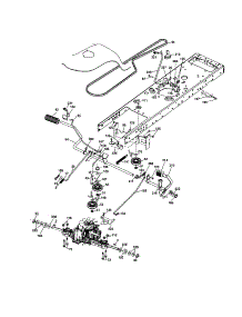 Drive parts for Craftsman Front-Engine Lawn Tractor 917257490 from AppliancePartsPros.com