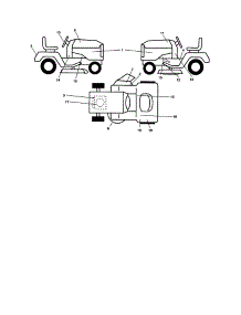 Decals parts for Craftsman Front-Engine Lawn Tractor 917257490 from AppliancePartsPros.com