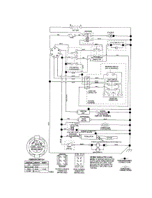 Schematic Diagram-Tractor parts for Craftsman Front-Engine Lawn Tractor 917257490 from AppliancePartsPros.com
