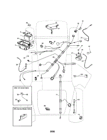 Electrical parts for Craftsman Front-Engine Lawn Tractor 917257491 from AppliancePartsPros.com