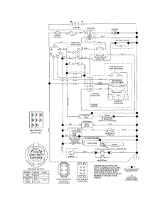 Schematic Diagram-Tractor parts for Craftsman Front-Engine Lawn Tractor 917257491 from AppliancePartsPros.com