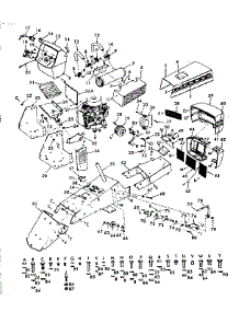 Main Frame parts for Craftsman Front-Engine Lawn Tractor 91725751 from AppliancePartsPros.com