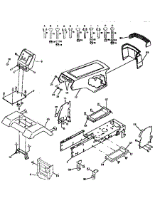 Chassis And Enclosures parts for Craftsman Front-Engine Lawn Tractor 917257550 from AppliancePartsPros.com