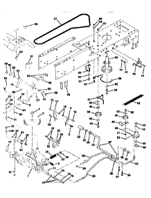 Drive parts for Craftsman Front-Engine Lawn Tractor 917257550 from AppliancePartsPros.com