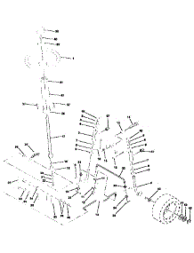 Steering Assembly parts for Craftsman Front-Engine Lawn Tractor 917257550 from AppliancePartsPros.com