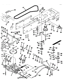 Drive parts for Craftsman Front-Engine Lawn Tractor 917257551 from AppliancePartsPros.com