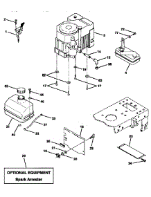 Engine parts for Craftsman Front-Engine Lawn Tractor 917257552 from AppliancePartsPros.com
