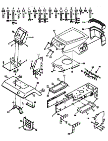 Chassis And Enclosures parts for Craftsman Front-Engine Lawn Tractor 917257560 from AppliancePartsPros.com