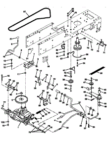 Drive parts for Craftsman Front-Engine Lawn Tractor 917257560 from AppliancePartsPros.com