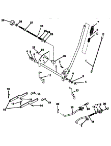 Lift parts for Craftsman Front-Engine Lawn Tractor 917257560 from AppliancePartsPros.com