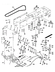 Drive parts for Craftsman Front-Engine Lawn Tractor 917257561 from AppliancePartsPros.com