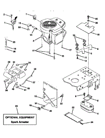 Engine parts for Craftsman Front-Engine Lawn Tractor 917257561 from AppliancePartsPros.com