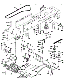 Drive parts for Craftsman Front-Engine Lawn Tractor 917257562 from AppliancePartsPros.com