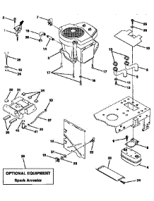 Engine parts for Craftsman Front-Engine Lawn Tractor 917257562 from AppliancePartsPros.com