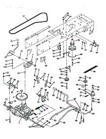 Drive parts for Craftsman Front-Engine Lawn Tractor 917257563 from AppliancePartsPros.com