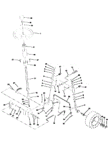 Steering Assembly parts for Craftsman Front-Engine Lawn Tractor 917257570 from AppliancePartsPros.com