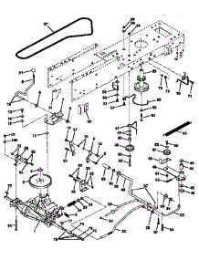 Drive parts for Craftsman Front-Engine Lawn Tractor 917257571 from AppliancePartsPros.com