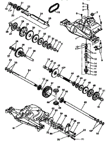 Dana Transaxle parts for Craftsman Front-Engine Lawn Tractor 917257571 from AppliancePartsPros.com