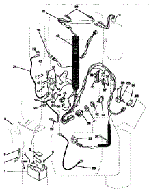 Electrical parts for Craftsman Front-Engine Lawn Tractor 917257573 from AppliancePartsPros.com