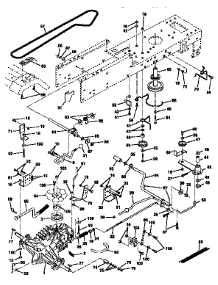 Drive parts for Craftsman Front-Engine Lawn Tractor 917257591 from AppliancePartsPros.com