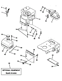 Engine parts for Craftsman Front-Engine Lawn Tractor 917257591 from AppliancePartsPros.com