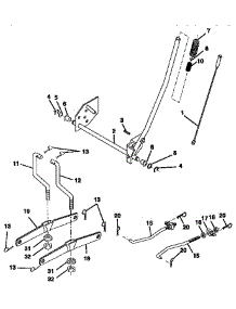 Mower Lift parts for Craftsman Front-Engine Lawn Tractor 917257591 from AppliancePartsPros.com
