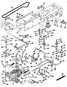 Drive parts for Craftsman Front-Engine Lawn Tractor 917257592 from AppliancePartsPros.com