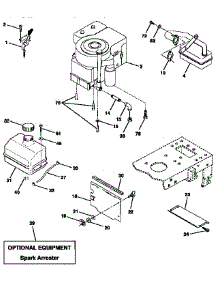 Engine parts for Craftsman Front-Engine Lawn Tractor 917257592 from AppliancePartsPros.com