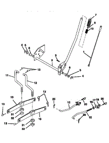 Mower Lift parts for Craftsman Front-Engine Lawn Tractor 917257592 from AppliancePartsPros.com