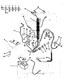 Electrical parts for Craftsman Front-Engine Lawn Tractor 917257620 from AppliancePartsPros.com