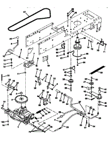 Drive parts for Craftsman Front-Engine Lawn Tractor 917257620 from AppliancePartsPros.com