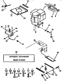 Engine parts for Craftsman Front-Engine Lawn Tractor 917257620 from AppliancePartsPros.com
