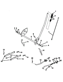Mower Lift parts for Craftsman Front-Engine Lawn Tractor 917257620 from AppliancePartsPros.com