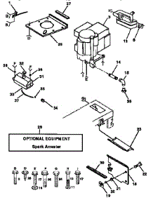 Engine parts for Craftsman Front-Engine Lawn Tractor 917257621 from AppliancePartsPros.com