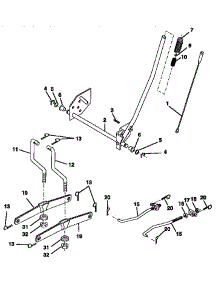 Lift parts for Craftsman Front-Engine Lawn Tractor 917257621 from AppliancePartsPros.com