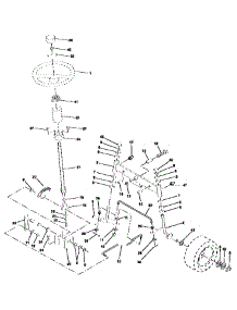 Steering Assembly parts for Craftsman Lawn & Garden Engine 917257622 from AppliancePartsPros.com