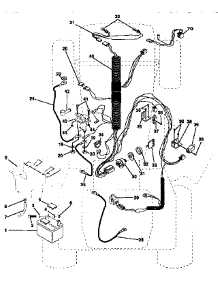 Electrical parts for Craftsman Front-Engine Lawn Tractor 917257631 from AppliancePartsPros.com