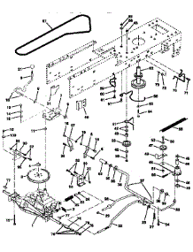 Drive parts for Craftsman Front-Engine Lawn Tractor 917257631 from AppliancePartsPros.com