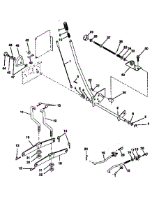 Lift parts for Craftsman Front-Engine Lawn Tractor 917257631 from AppliancePartsPros.com