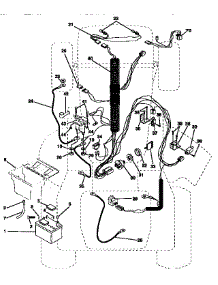 Electrical parts for Craftsman Front-Engine Lawn Tractor 917257632 from AppliancePartsPros.com