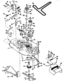 Mower parts for Craftsman Front-Engine Lawn Tractor 917257632 from AppliancePartsPros.com