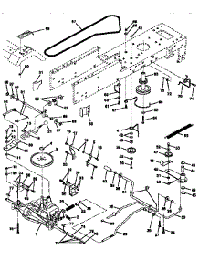 Drive parts for Craftsman Front-Engine Lawn Tractor 917257642 from AppliancePartsPros.com