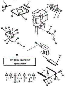 Engine parts for Craftsman Front-Engine Lawn Tractor 917257642 from AppliancePartsPros.com