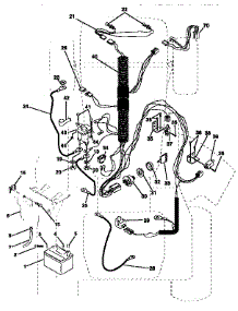 Electrical parts for Craftsman Front-Engine Lawn Tractor 917257643 from AppliancePartsPros.com