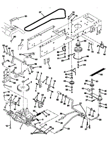 Drive parts for Craftsman Front-Engine Lawn Tractor 917257643 from AppliancePartsPros.com