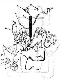 Electrical parts for Craftsman Front-Engine Lawn Tractor 917257644 from AppliancePartsPros.com
